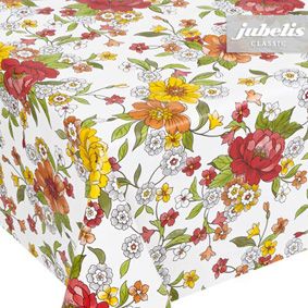 Nappe toile cirée avec motif de fleurs