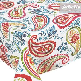 Nappe en toile cirée très résistante rehaussée de motifs modernes